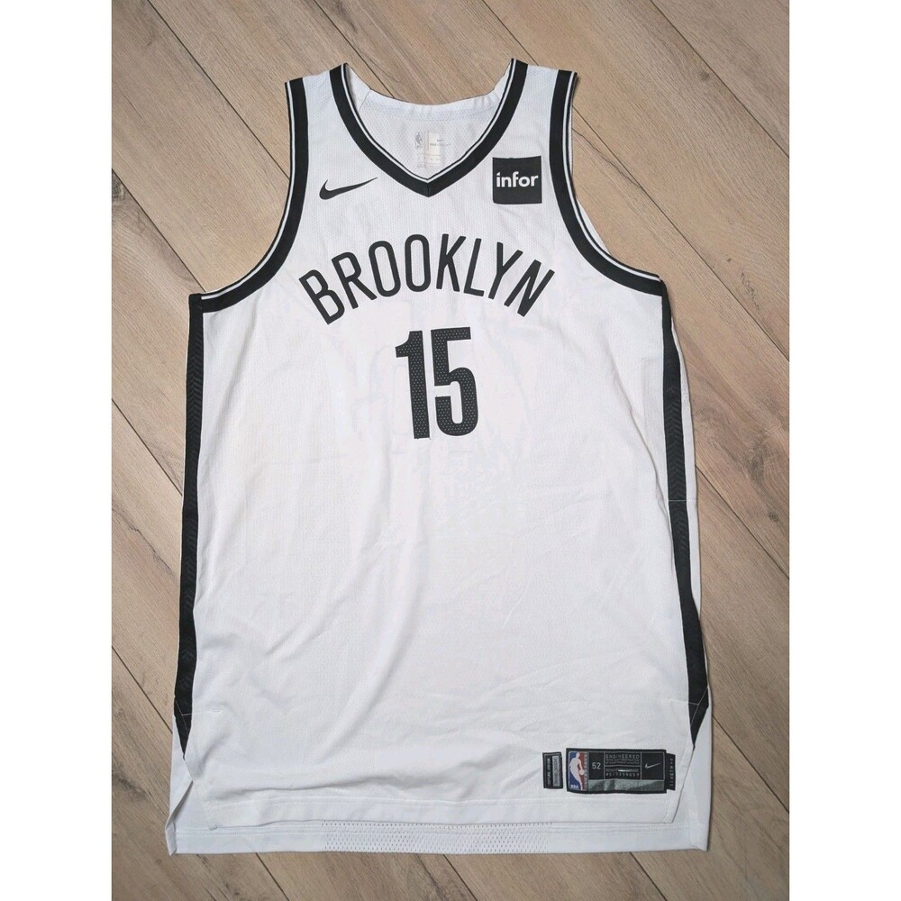 NBA Nets Player Issued Nike Swingman White Jersey 52 #15 Alan Williams